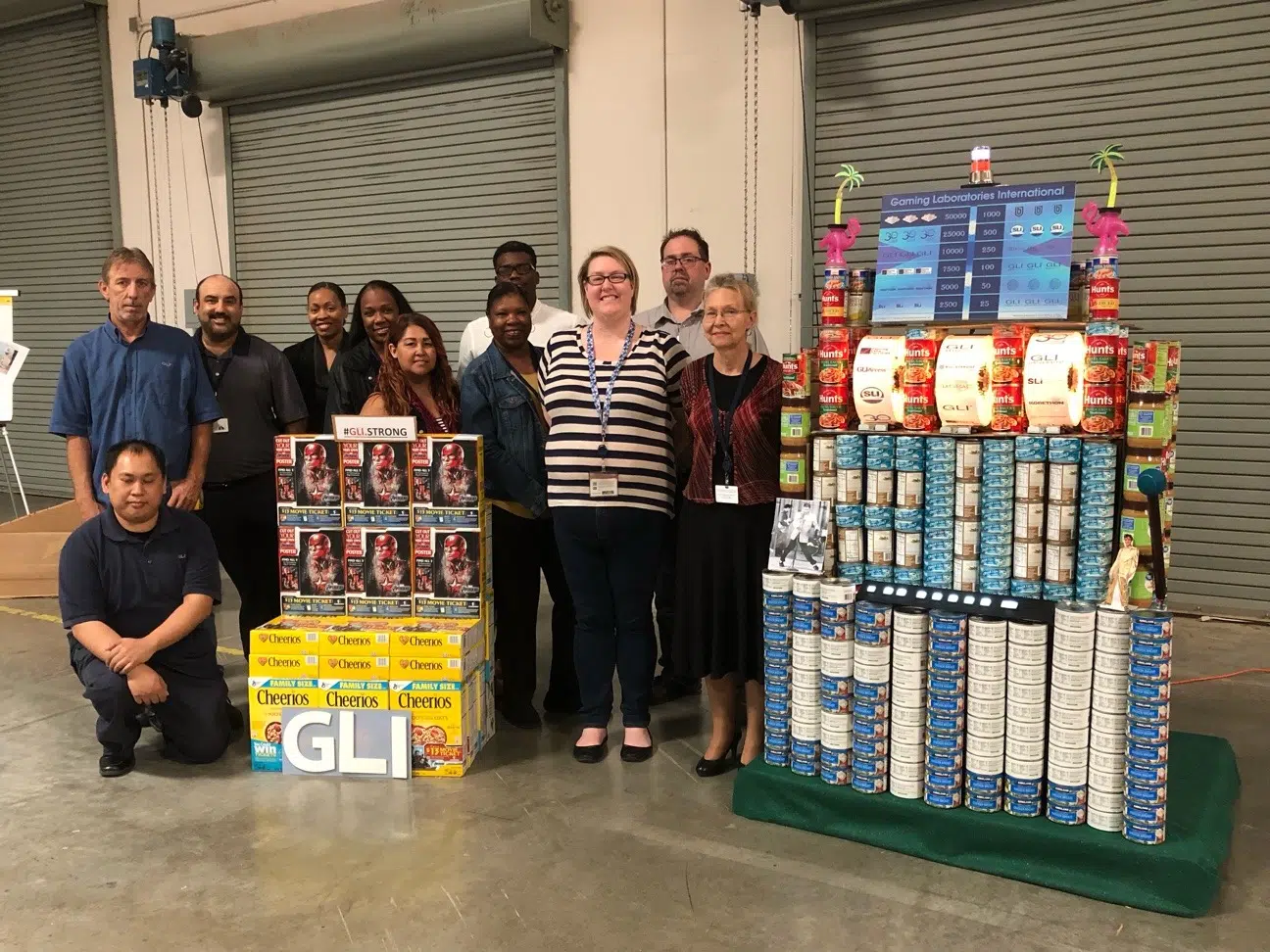 Las Vegas Office Canned Food Charity Competition