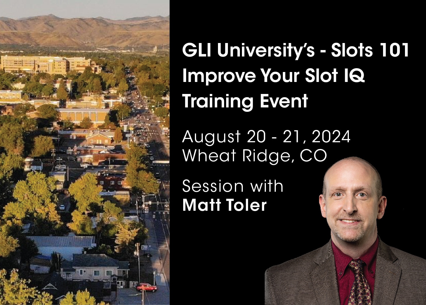 GLI UNIVERSITY® – Slots 101 – Improve Your Slot IQ Training Event