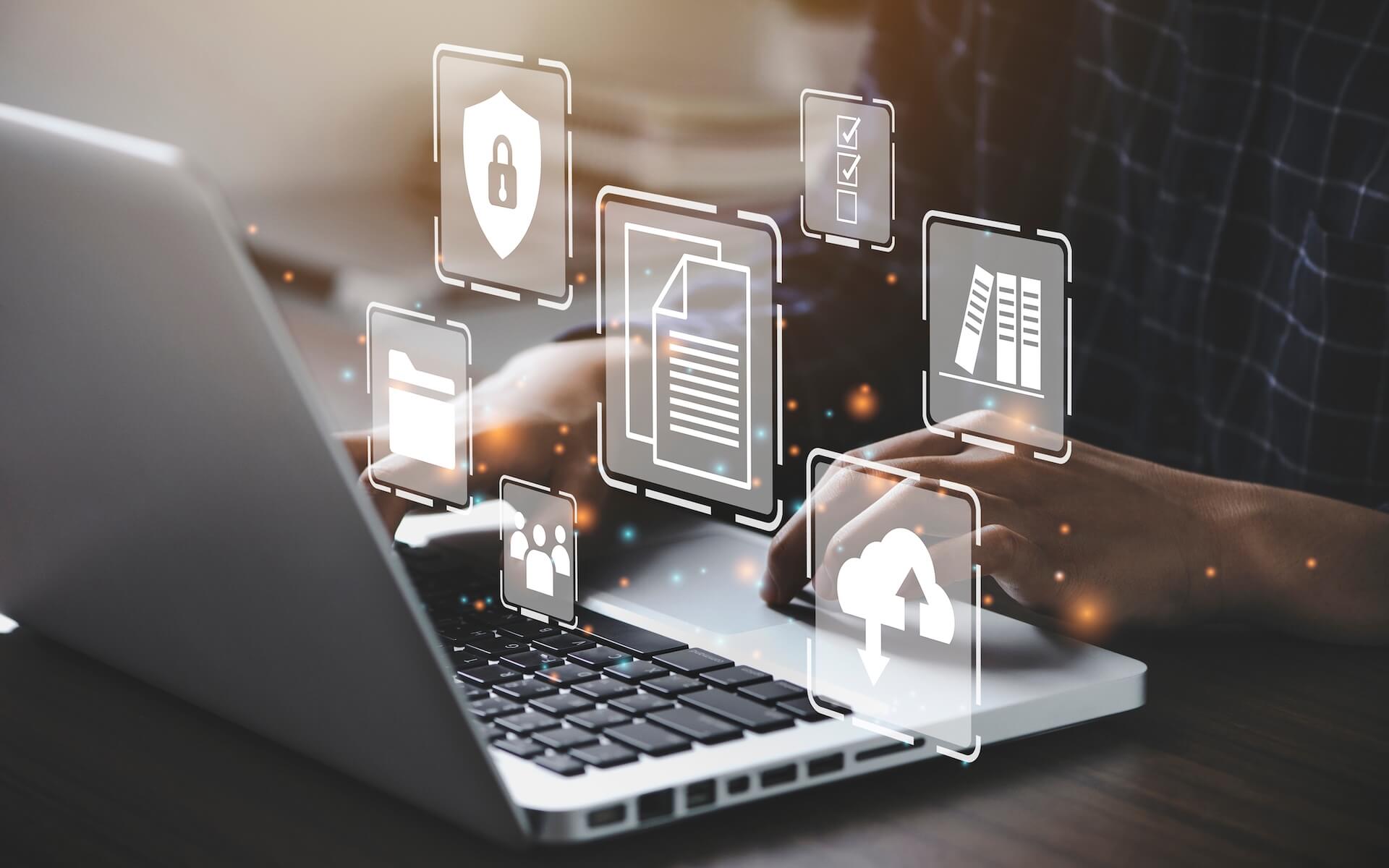 Data Flow and Digital Transformation Visualization 
