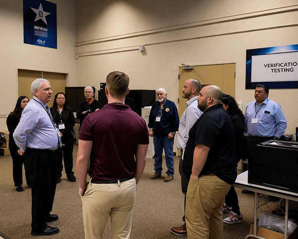 Informational Meeting and Training in a Corporate Facility